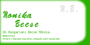 monika becse business card